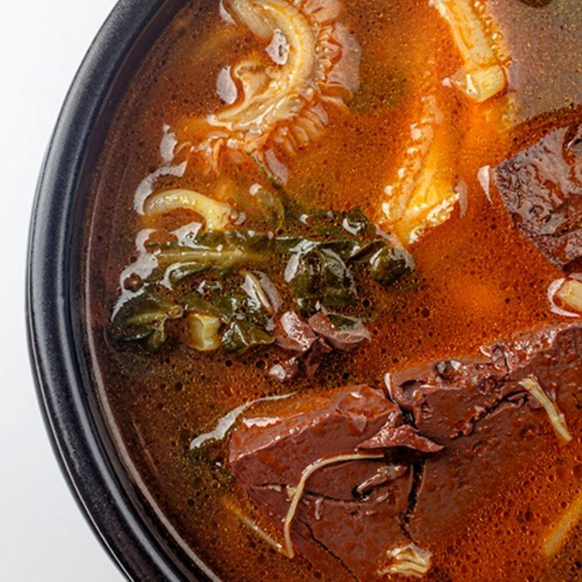 센터합배송-소양 듬뿍 얼큰 양평해장국 550g 선지 해장국 술국 칼칼한 속풀이, 3개