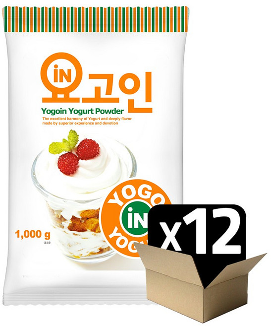 대호 까르페 요고인 요거트파우더 1kgX12봉(1박스) 요거트분말 / 커피상인