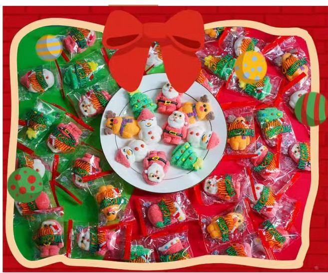 크리스마스 마시멜로우, 500g, 1개