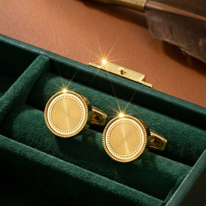 셔츠 커프스 남성용 커프스버튼 정장 액세서리