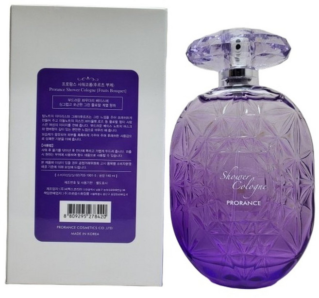 프로랑스 샤워코롱 140ml 후르츠부케향, 1개