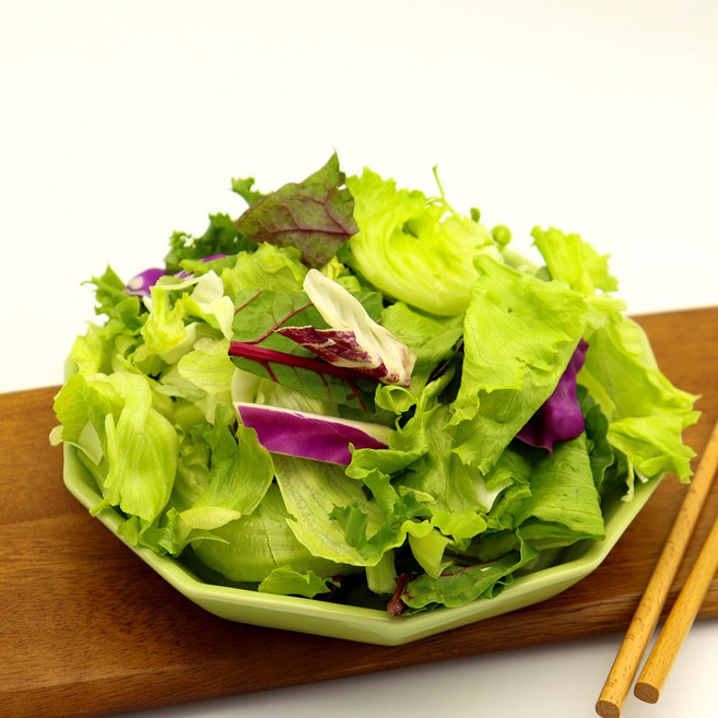 신금 후레쉬컷 샐러드 300g 양상추 로메인 적채 양배추 레드치커리 청경채 비타민 적근대 도시락 브런치 샌드위치, 1개