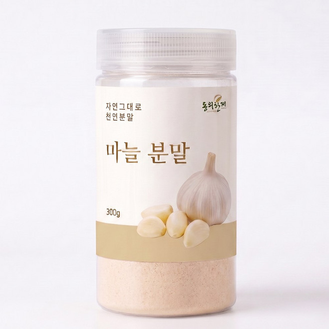 동의한재 100% 국산 마늘 분말 마늘 가루 천연조미료 300g, 1개