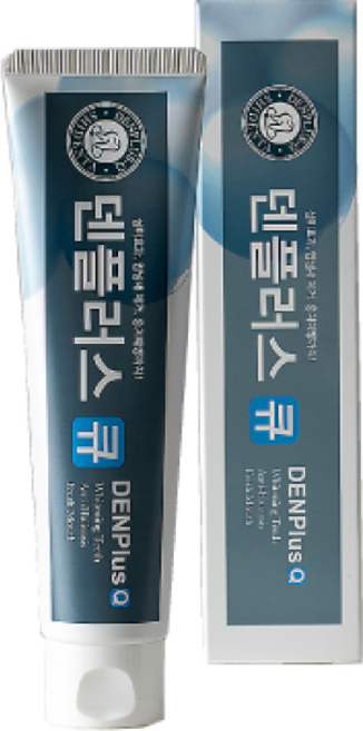 덴플러스 큐 화이트닝 치약 2개 대장검사키트2ea, 130g