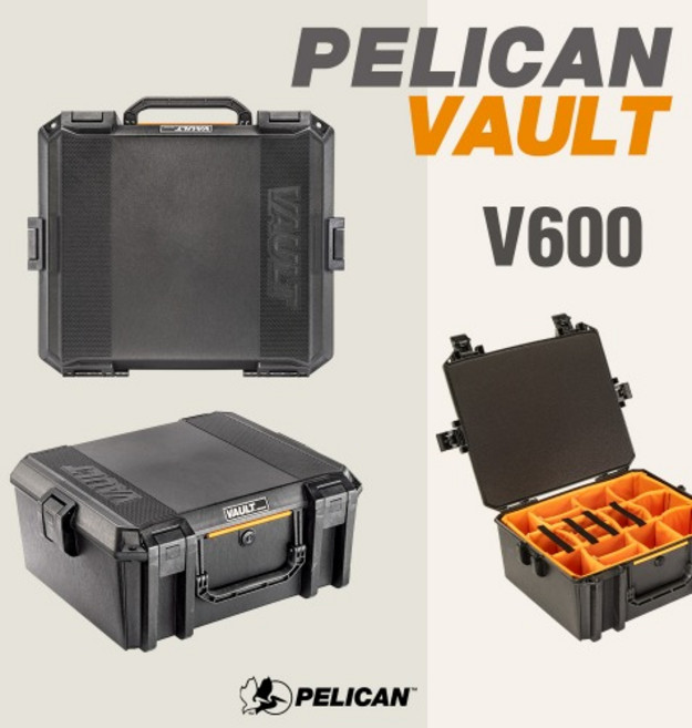 펠리칸 케이스 볼트 V600 WD [디바이더], 블랙, 1개