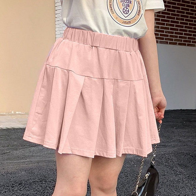 캐보트 여아 하트 플리츠 치마 바지 키즈 아동 어린이 유아 120 130 140 150 160