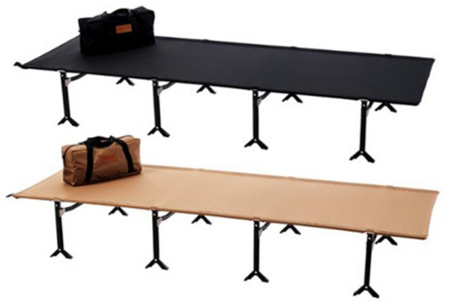 마운트리버 경량야전침대 클릭코트, 탄