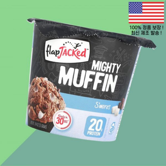 플랩잭 마이티 머핀 스모어 1.94온스 55g FlapJacked Mighty Muffin S'mores 1.94oz, 플랩잭 마이티 머핀 스모어 1.94온스 55g Flap