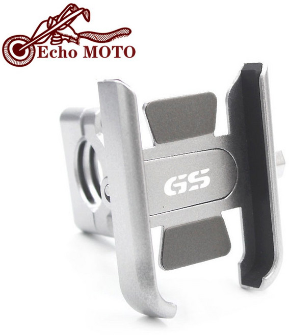 BMW R1200GS ADV R1250GS F750GS F850GS G310GS F800GS F650GS CNC 오토바이 핸들 바 휴대 전화 홀더 GPS 스탠드 브래킷, 1개, Handlebar Silver