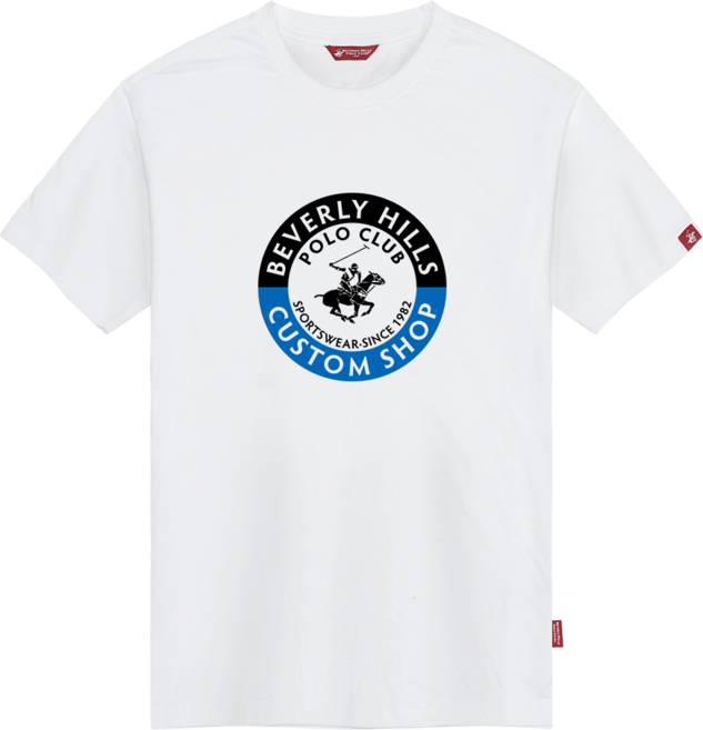 비버리힐즈폴로클럽 서클 커스텀 샵 라운드 반팔 티셔츠 TPS-915