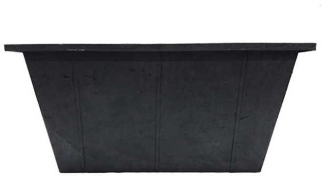 사각다라 사각화분 고무다라 고무대야, 검정
