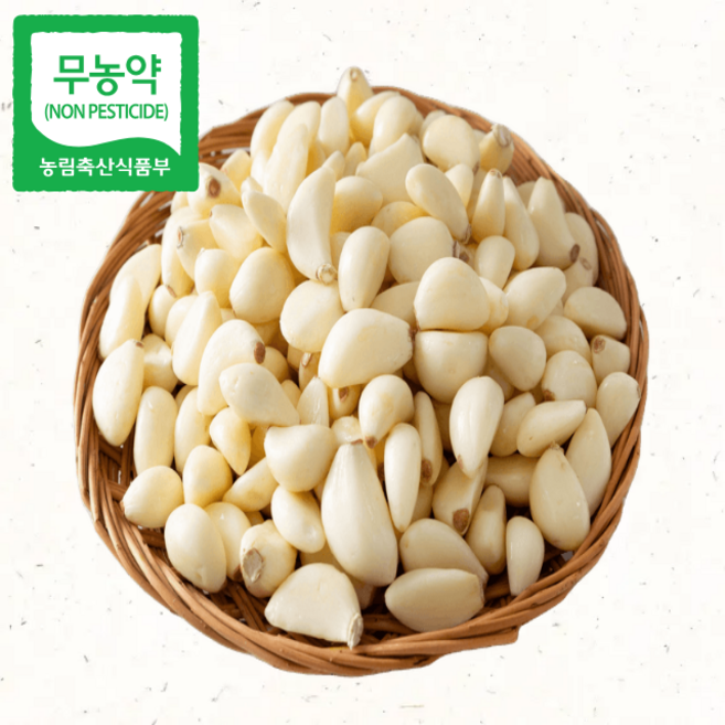 친환경 국산 깐마늘 산지직송 요리용 햇마늘, 1개, 2kg