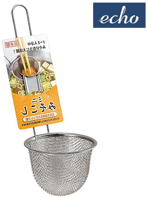 일본 에코 스텐 미니 미세 거름망 (0217-039) 건지기 거품국자 육수 채망 거름망, 1개, 본상품