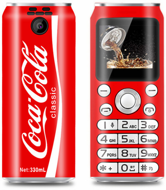 K8 미니 핸드폰 개성 듀얼 카드 블루투스 다이얼 직판 소형 핸드폰, red