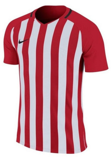 나이키 유스 드라이핏 스포츠 반팔티 축구 저지 팀웨어 빨강 레드 스트라이프