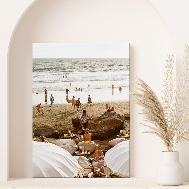 더 아트 컴퍼니 유럽 풍경 플레이스 빈티지 오브제 여행 사진 그림 인테리어 액자 포스터 100종_Part 2 1-50, 8. Beach Cafe