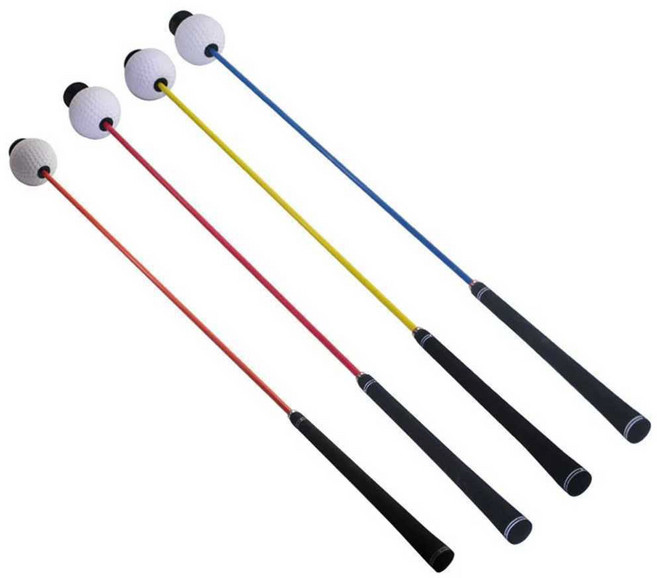 스윙연습기 보조기 훈련기 스윙스틱 교정 촬영용품기 90cm 블랙 훈련용품 부스터 비거리, 7 호 아이언 길이 노란색 길이 90cm, 1개