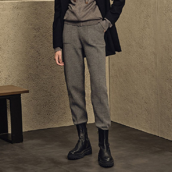 [꼬모노보]COMO 니트 조거 팬츠