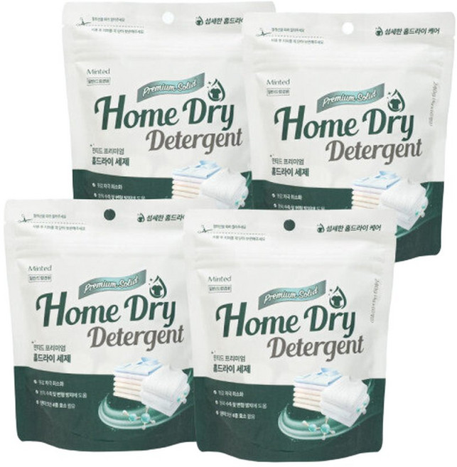 고체 중성 드라이세제 60정 4개, 240g