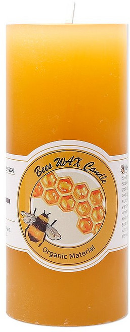 밀랍양초-제대초(반) 미색 15 가톨릭 천주교 성물, 1개