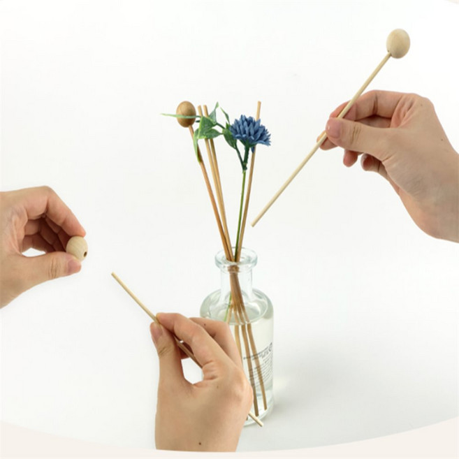 더샵이지 나무구슬스틱 4p 디퓨져우드스틱