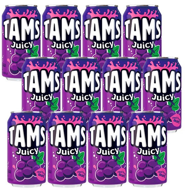 탐스 쥬시 포도 355ml, 12개