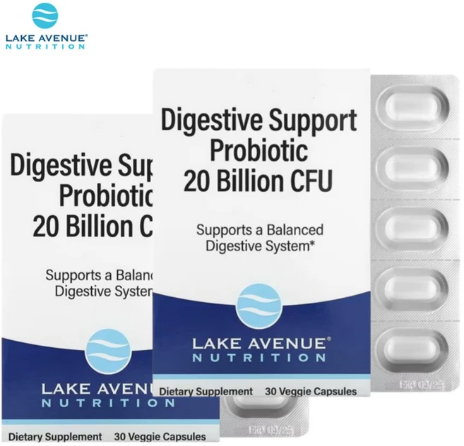 레이크에비뉴 유산균 다이제스티브 서포트 프로바이오틱 200억 30캡슐, 30정, 2개 - 쿠팡