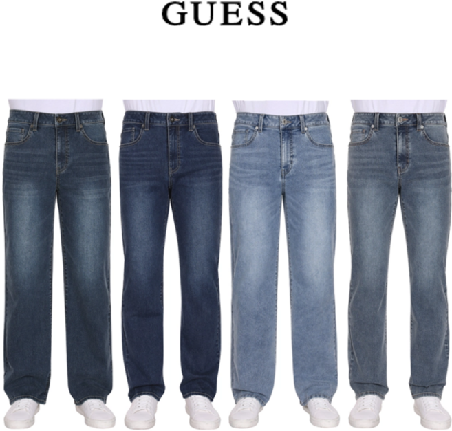 2026년 SS시즌 게스 GUESS 남성 청바지 스트레이트핏 일자핏