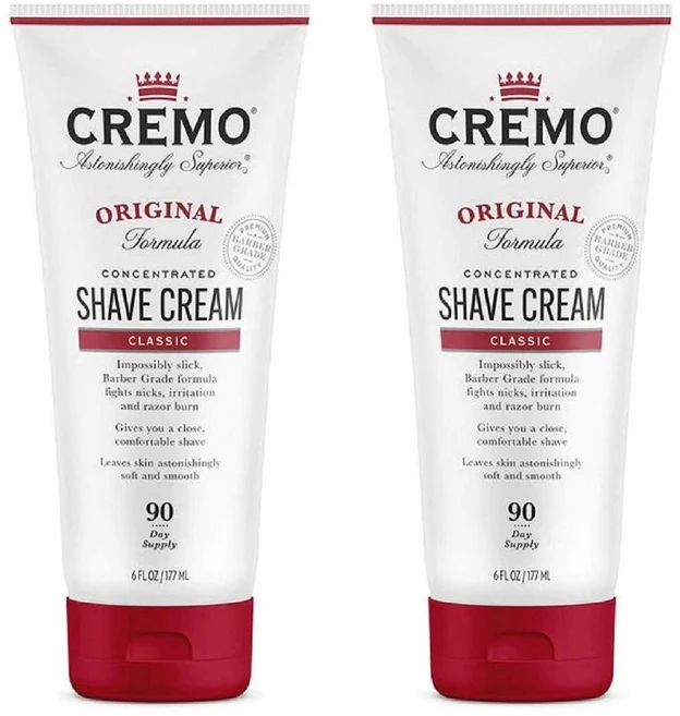 크레모 오리지널 쉐이빙 크림 면도크림 시트러스향 177ml 2팩 - 쿠팡
