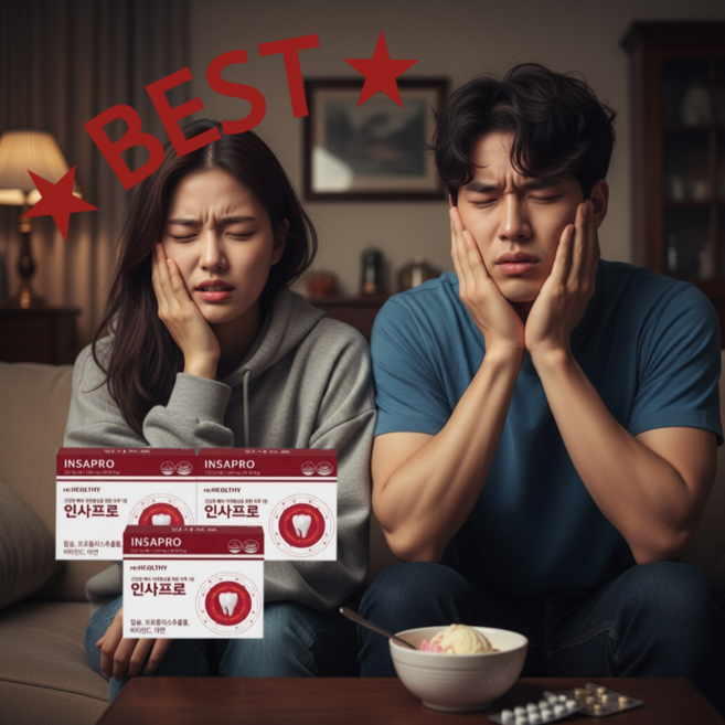 인사돌 플러스 정품 칫솔 증정 잇몸 치아 건강 인사프로 식약처 인증 제품