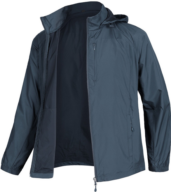 [이지바이] 남성 후드 탈부착 바람막이 자켓_윈드프리 초경량 점퍼 아우터