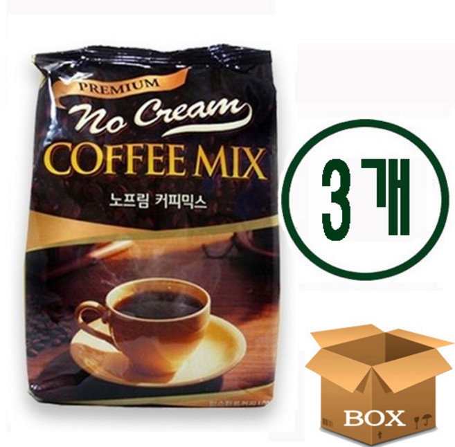대호 노프림 커피믹스 600g X 3개 자판기용 블랙커피, 1개입