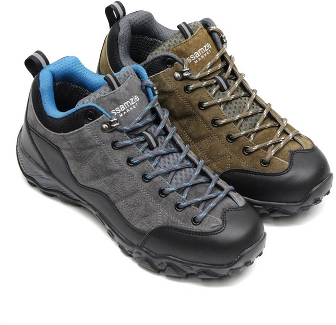 쌈지(정품)트레킹화 천연소가죽 등산화 워킹화 논슬립