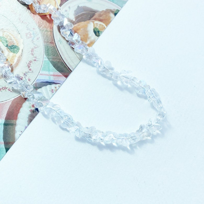 헤세드 [﻿11컬러] 론델 나비 비즈 론델컷 (20개), AB 투명