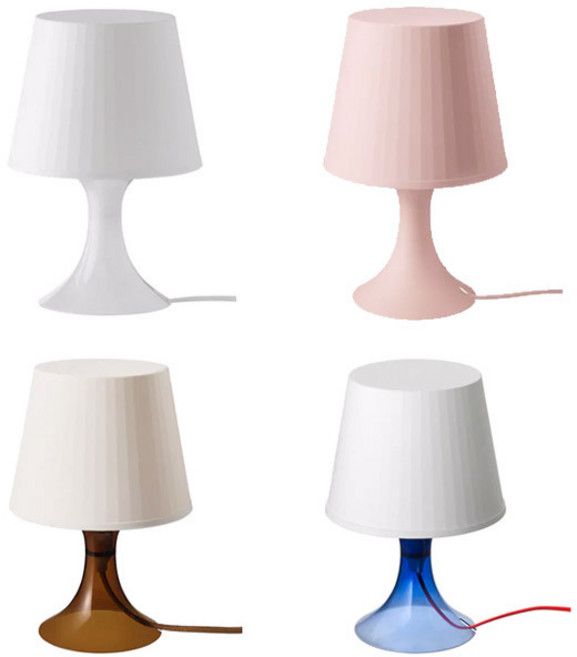 이케아 LAMPAN 탁상스탠드, 화이트