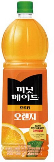 미닛메이드 오렌지, 1.5L, 4개
