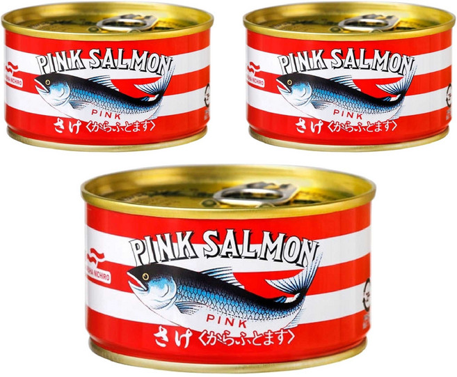 마루하니치로 연어 삶은 통조림, 180g, 3개