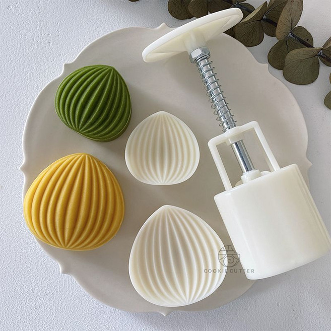 월병 틀 누르는 도구 쿠키 케이크 송편 떡 밤 도토리 양갱 오렌지 50g 1개, B.밤50g * 1개