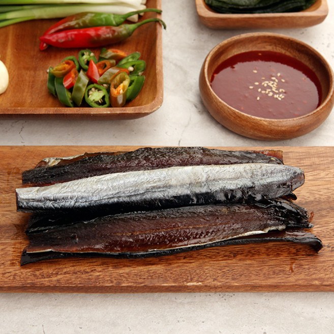 [오초록] 구룡포 반손질 과메기 20마리(40쪽/진공포장) / 850g내외 (1set), 1세트, 850g