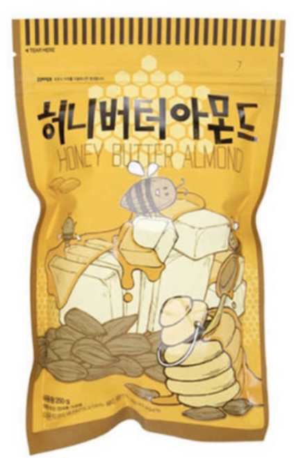 [퀴클리몰] 노브랜드 허니버터 아몬드 150g, 1개