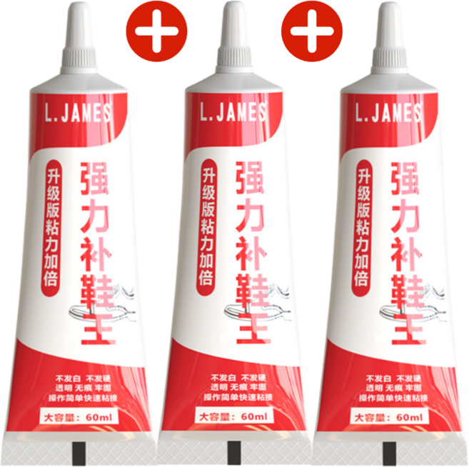 [최저가!!]신발 공장 전용 연성 방수 수선 접착제 투명 느린 건조 강력 접착제 다목적 젤타입 강력접착제, 59.99ml, [6+6]pcs, 독일 수입품