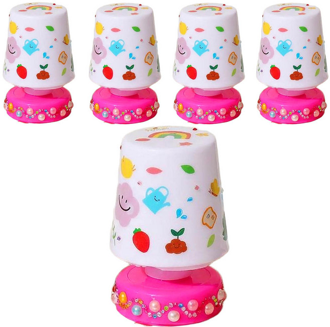 키득키득 봄 무드등 미니 스텐드 스티커세트 만들기 패키지, KD505-2__봄, 단일, 5개