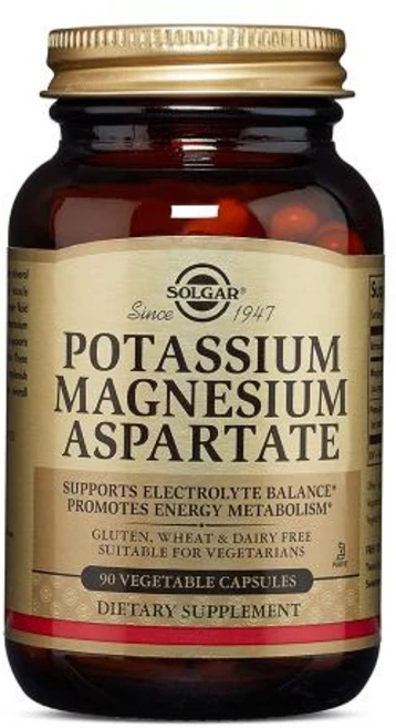 솔가 포타슘 마그네슘 아스퍼테이트 베지터블 캡슐 무설탕 글루텐 프리, 90정, 1개 - 쿠팡