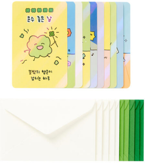 아트박스 날씨요정 미니엽서세트