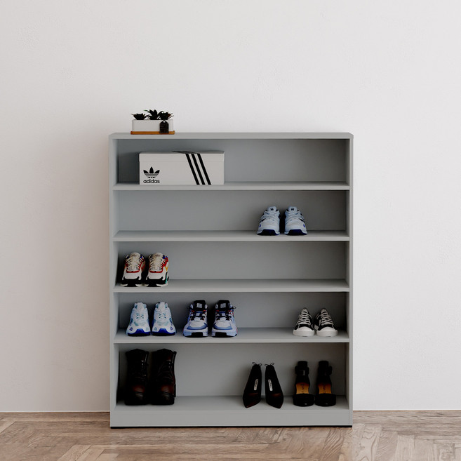 룸메이커 오픈신발장 1000 완제품 조립완료 4인 5인가구 학원 헬스장 대용량 현관 신발수납장 5단 7단 8단 9단 화이트 연그레이 메이플 워시 오크