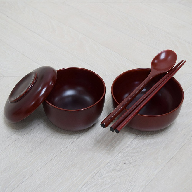 남원 향림공예 오리목 주발세트 국그릇 밥그릇 수저세트 제기 제사 그릇 단품 목기, 1개