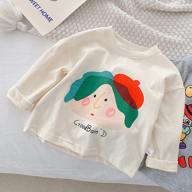 하라로이 아동용 굿밤 긴팔 티셔츠