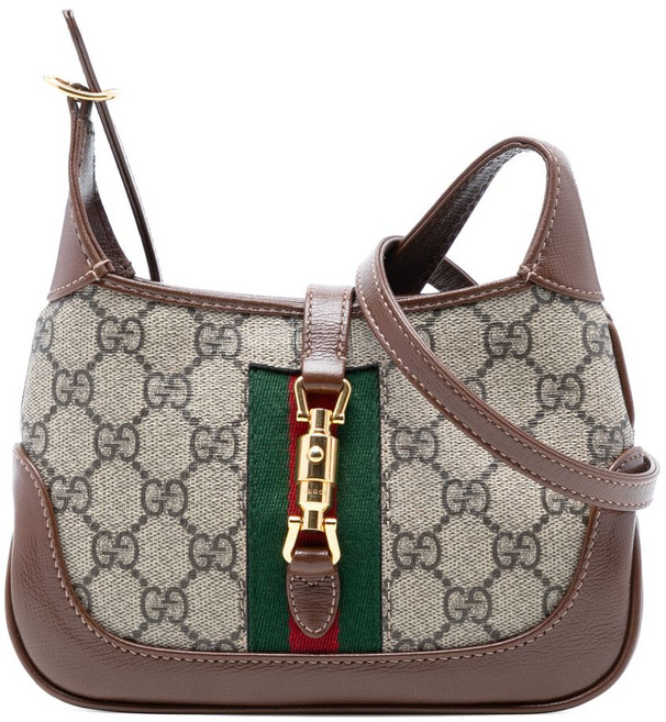 구찌 중고 2016-2025 미니 GG 수프림 웹 재키 1961 크로스 백