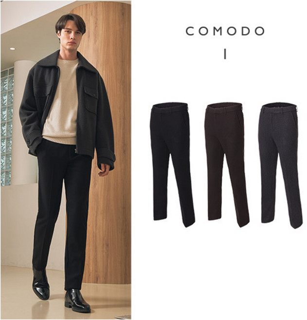 [코모도] [최초가 89 000원]() 25FW 남성 웜 소프트 기모 팬츠 3종