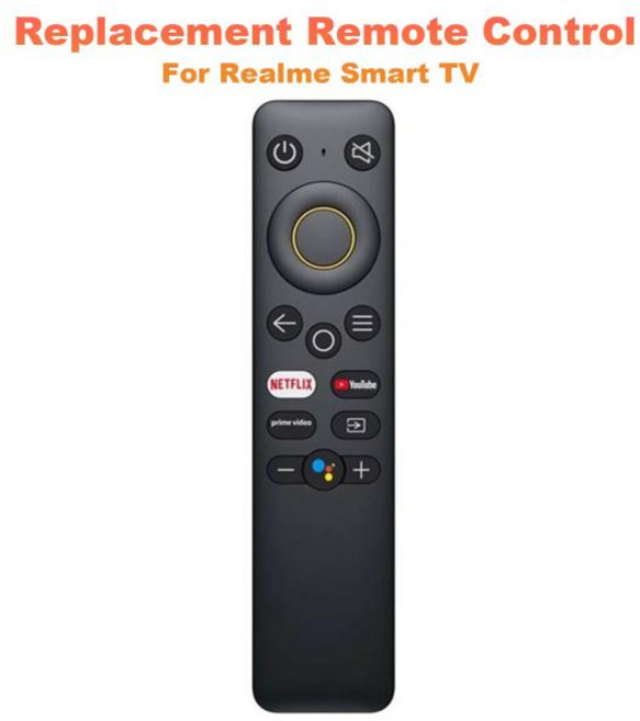 Realme 스마트 TV용 리모컨 넷플릭스 구글 REM-V1 적외선 한개옵션0 1개, 한개옵션1